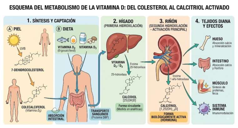 Vitamina D y Fisioterapia: La Clave Invisible en la Recuperación Lesional